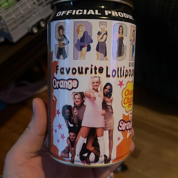 1997 Spice Girl Chupa Chups Lollipops Tin Canister Empty 2 different tins - Picture 9 of 9